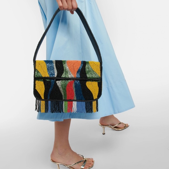 STAUD Handbags - STAUD BEADED TOMMY BAG